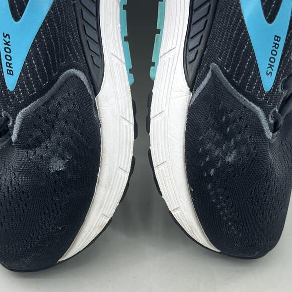 Brooks Ariel 20 Running Shoes Women Size 9.5 2E Black Blue Extra Wide Sneakers - Picture 9 of 9